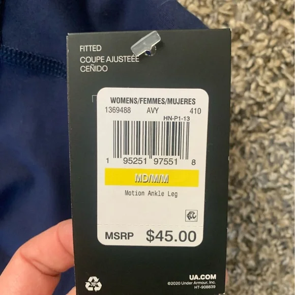 🌸Under Armour Navy Leggings - Picture 6 of 6